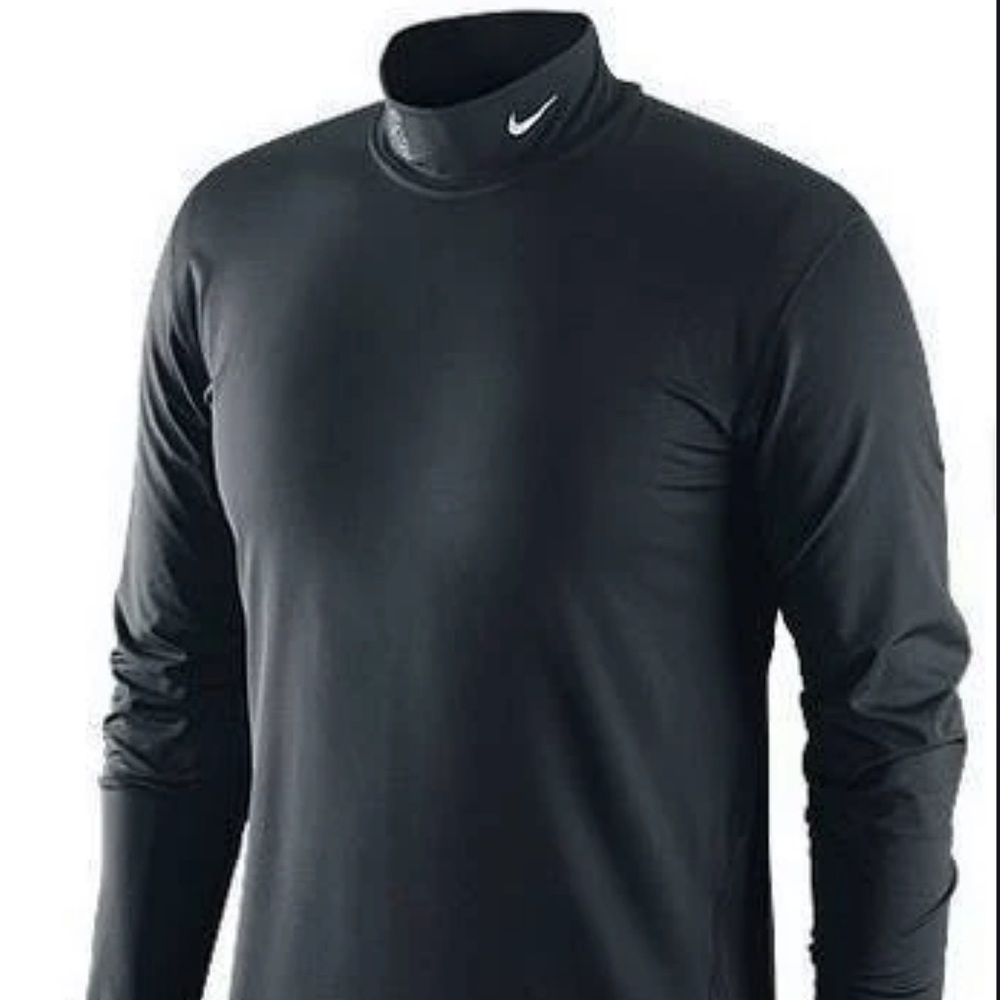 Nike Pro Combat Fitted Long Sleeve Mock Neck